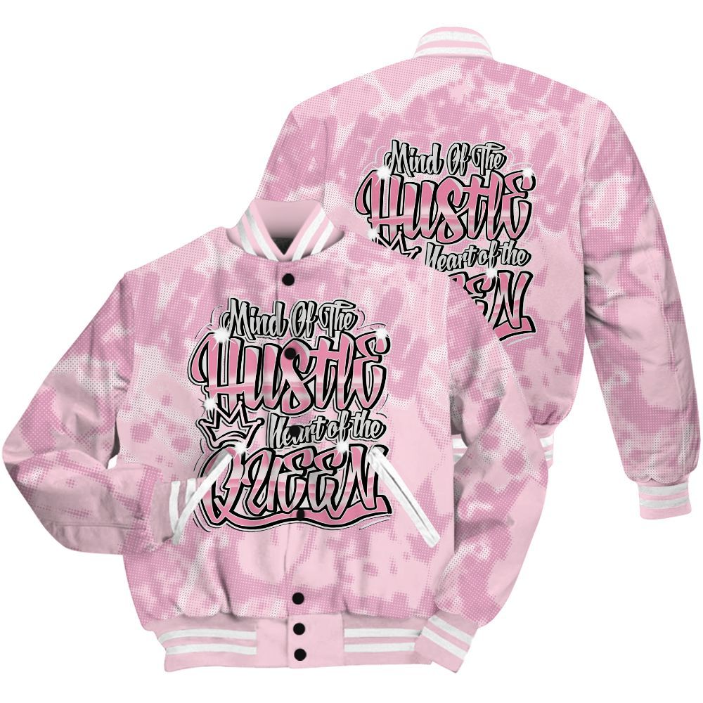 Varsity Jacket To Match Orchid 4s Shirt - Hustles Heart Queens Street All Over Print