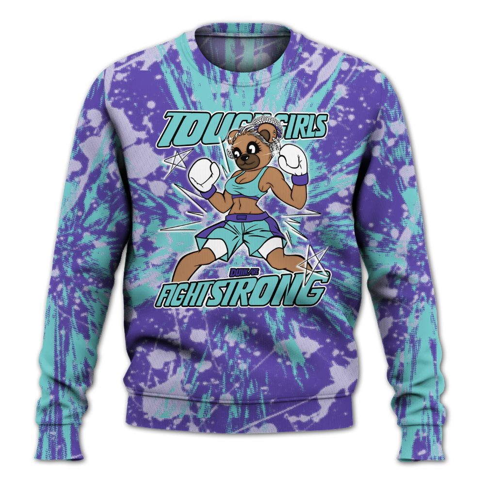 Sweatshirt To Match Low Hornets 1s - Gritty Girls Bear Luxury All Over Print