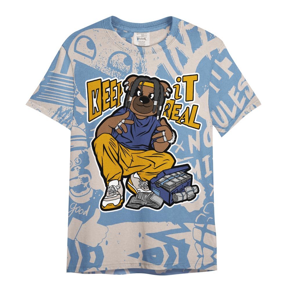 Shirt To Match High OG First In Flight 1s - Keep_in Auth Bear Monogram Graffiti Shirt Unisex