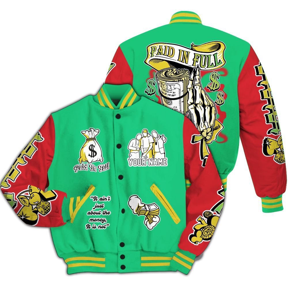 Varsity Jacket To Match Ja 3 Jurassic Park Explorer - Paid In Full Baseball Varsity Jacket Custom Name All Over Print