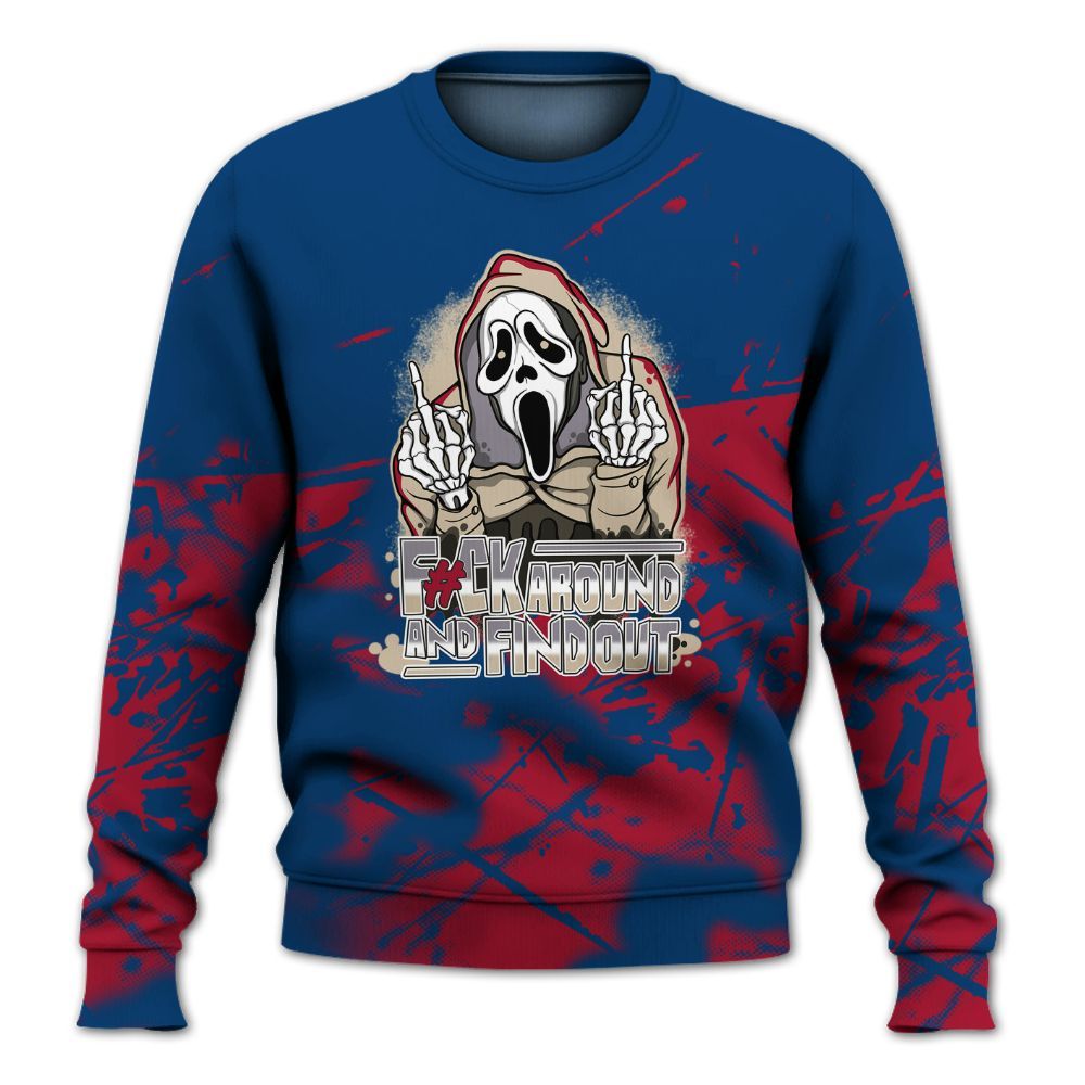 Sweatshirt To Match Rare Air 4s - F#CK And Find Out Graphic All Over Print