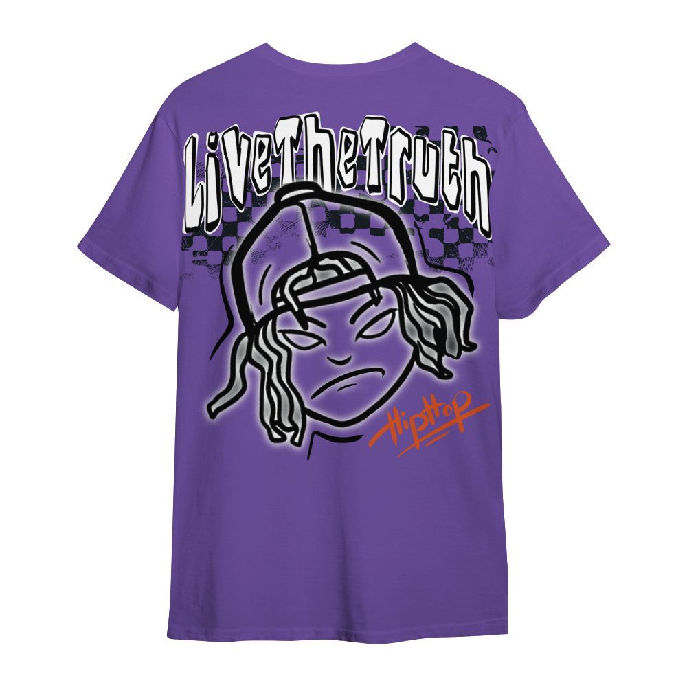Shirt To Match Canyon Purple 4s - Feel Life Street Style All Over Print