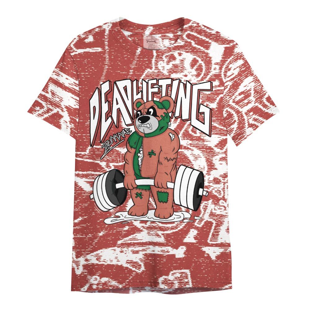 Shirt To Match Dune Red 13s - Deadlifting Bear Avant-garde Shirt Unisex