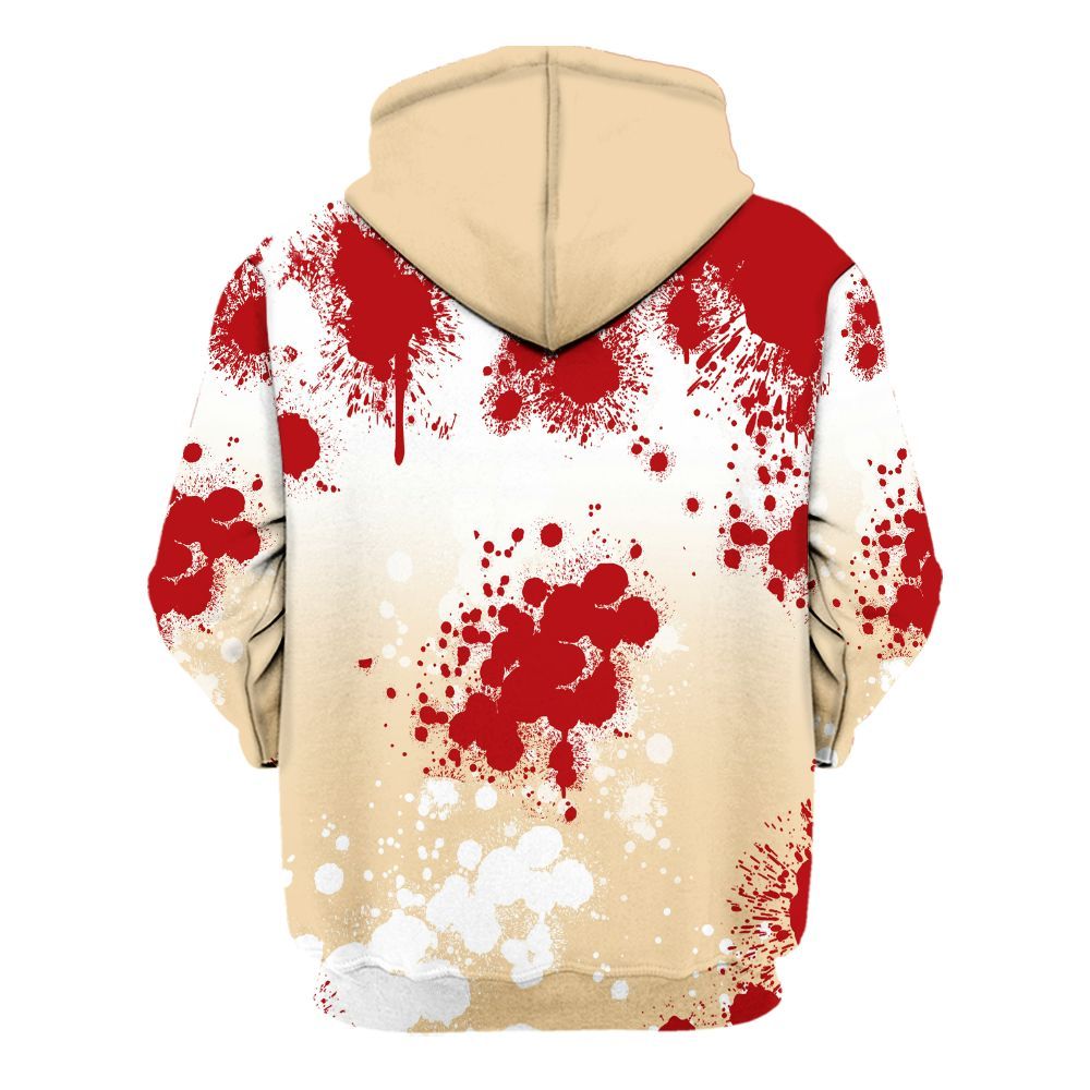 Hoodie To Match Dunk Low Strawberry Waffle - Trust No One Scary All Over Print