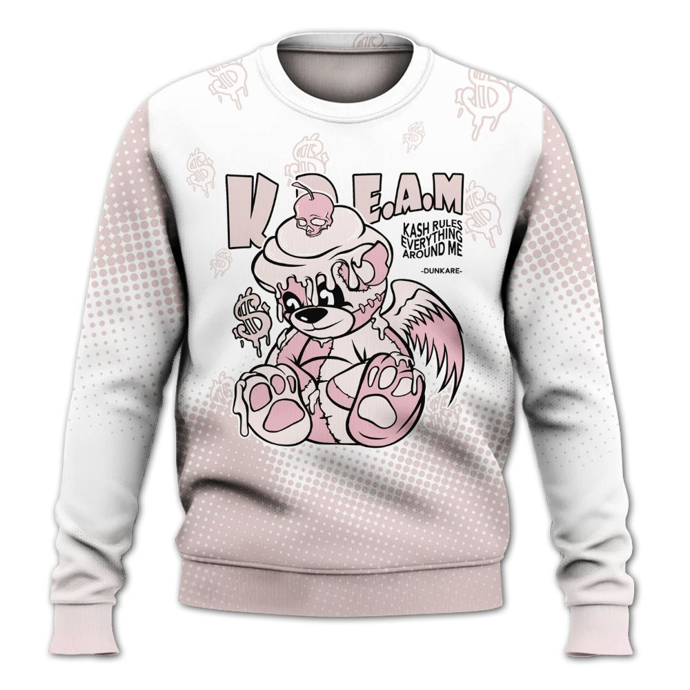 Sweatshirt To Match Dunk Low KD 17 Aunt Pearl - Loot Bear Unique Drip All Over Print