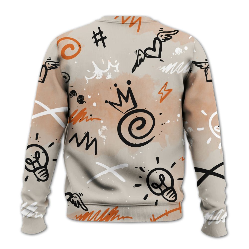 Sweatshirt To Match SE Craft 5s - Drip Been Di2ferent All Over Print
