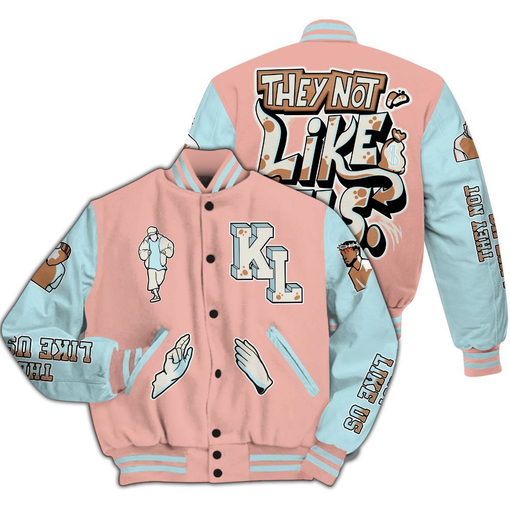 Varsity Jacket To Match Dunk Low Glacier Arctic - Dislike Us Graphic All Over Print