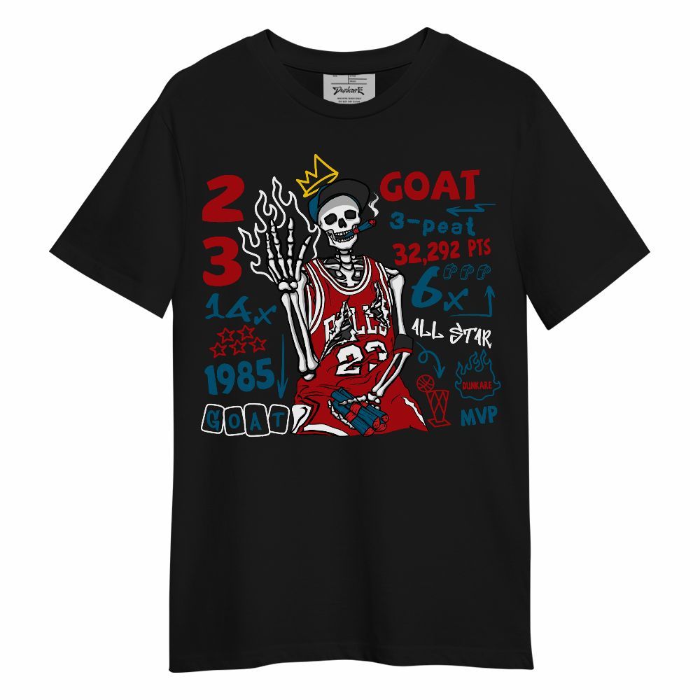 Shirt To Match OG Varsity Red 17s - Number 23 G.0.A.T Streetwear Unisex Shirt
