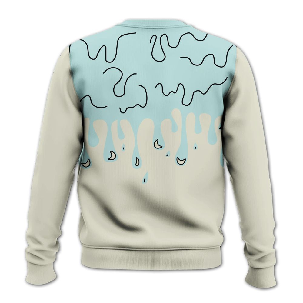 Sweatshirt To Match Pure Platinum 4s - Snake Trust No One Drip All Over Print