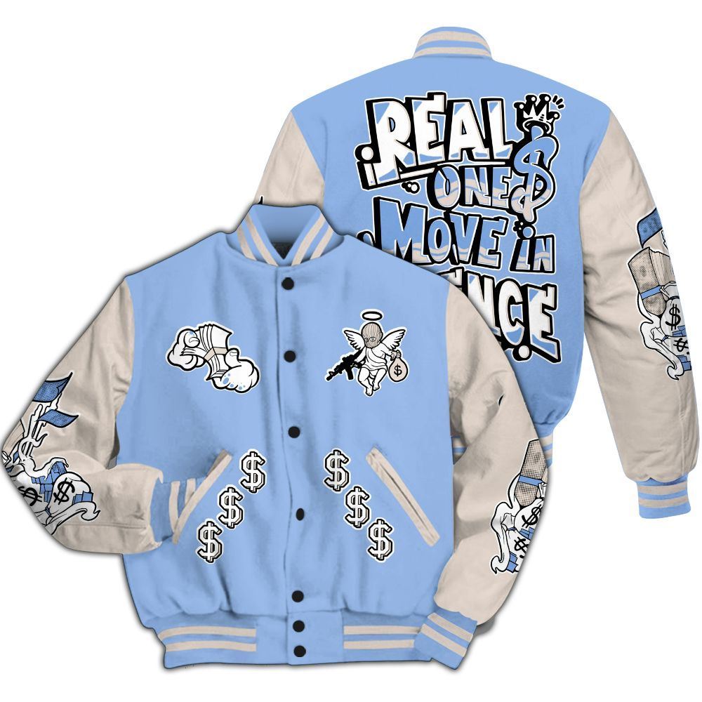 Varsity Jacket To Match Air Max 1 Royal Pulse - Ones Move In Silence Graphic All Over Print