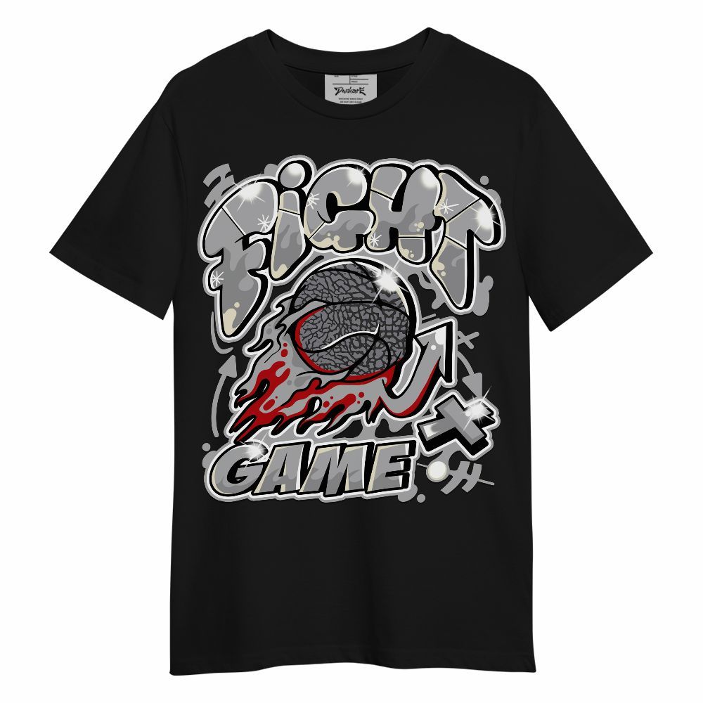 Shirt To Match Cement Grey 3s - Fighter Games Graphic Unisex Shirt