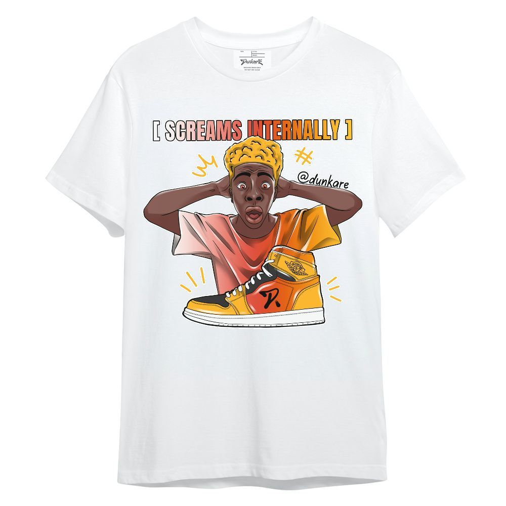 Shirt To Match Dunk High Candy Corn - Scream Internally Unisex Shirt