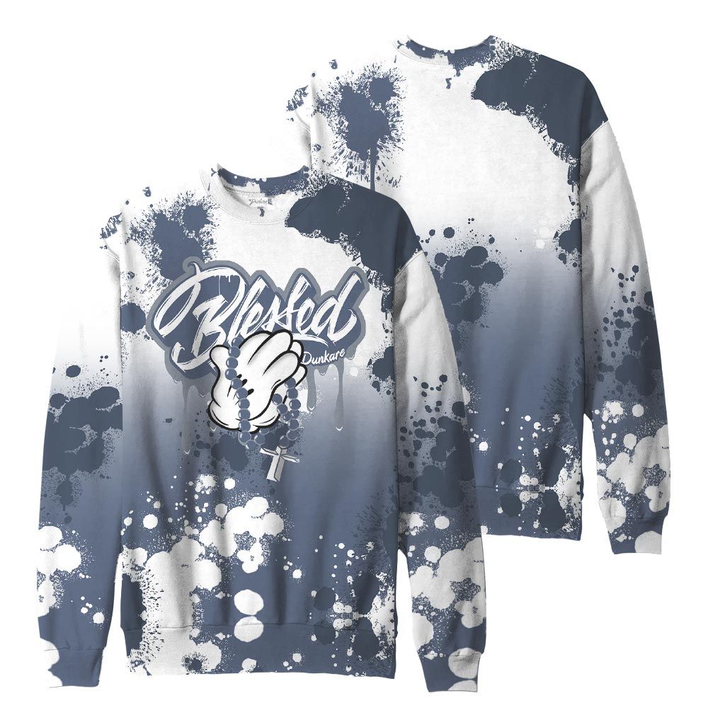 Sweatshirt To Match, Low Diffused Blue 11s Sweatshirt, God Blessed Drip Sweatshirt Outfit 903 NCT