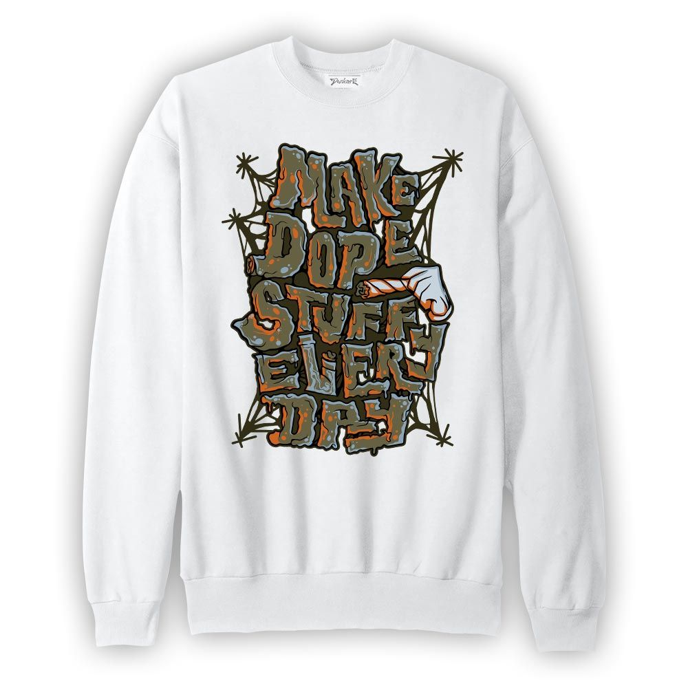 Sweatshirt To match Olive 5s Sweatshirt -MAKE DOPE Graphic 2904 PAT