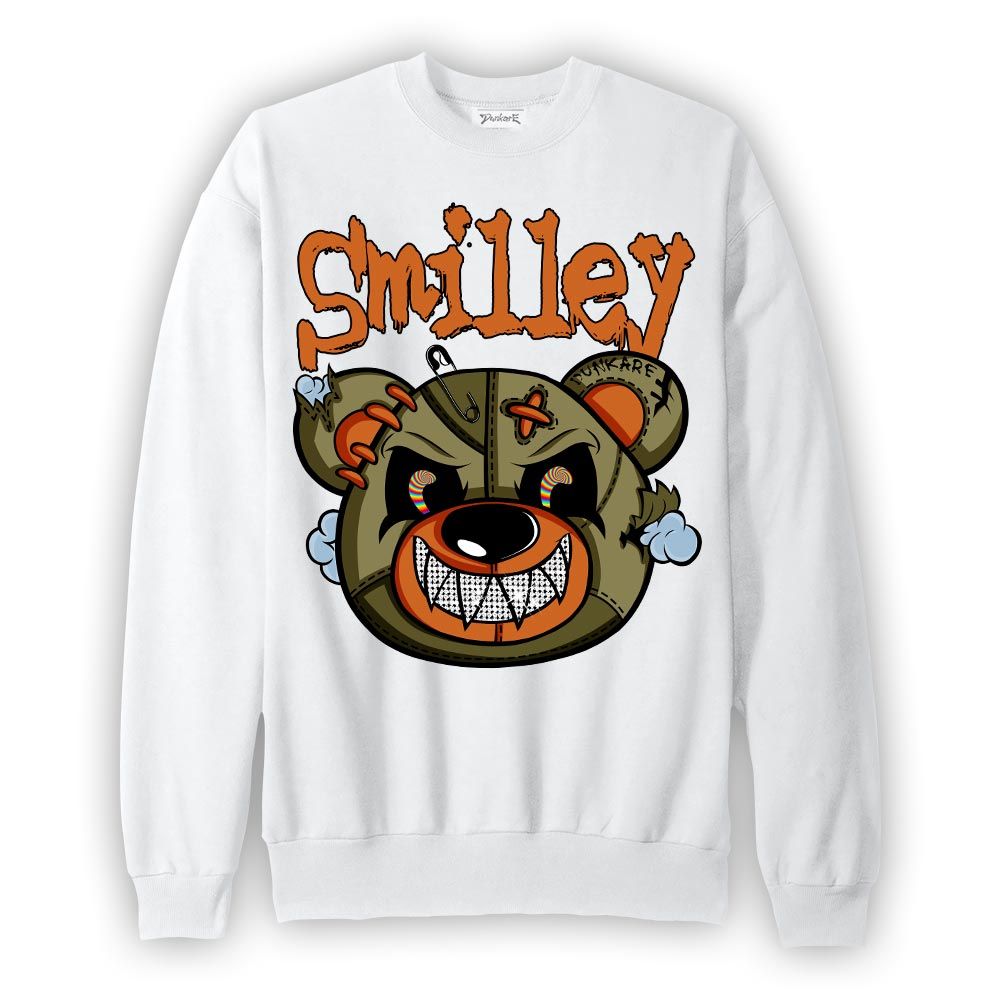 Sweatshirt To match Sweatshirt Smilley Bear, Olive 5s Sweatshirt To Match Sneaker 2404 NCMD
