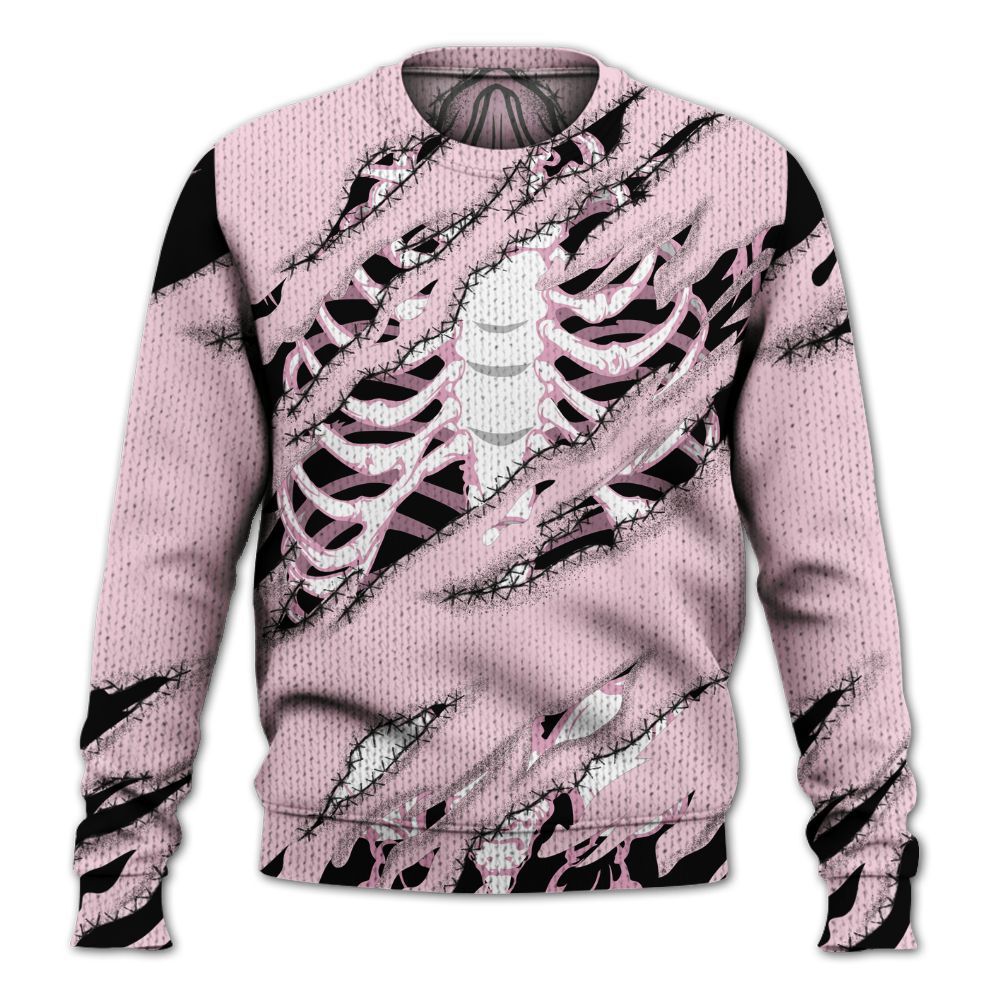 Knitted Sweater To Match Orchid 4s - GOT 'EM Skeleton Scratch