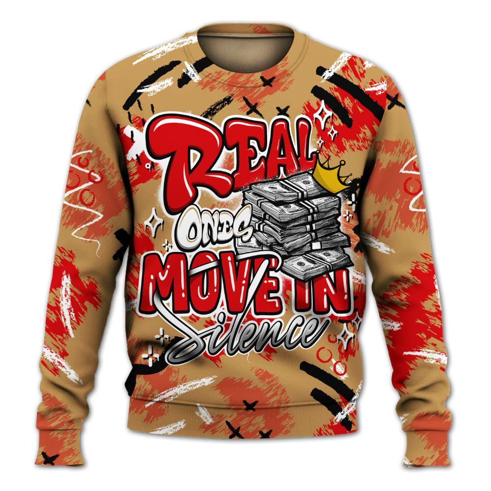 Sweatshirt To Match Kobe 5 Red Year Of The Mamba - Real Ones Move In Streetwear All Over Print