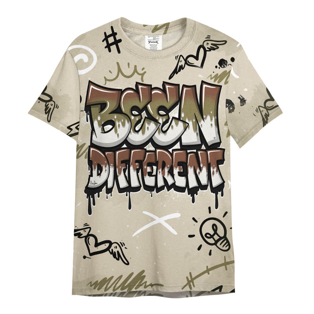 Shirt To Match Sail Neutral Olive 6s - Drip Been Di2ferent All Over Print