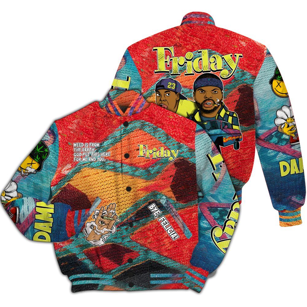 Varsity Jacket To Match Kobe 8 What The Shirt, Friday Sneaker Stress Style All Over Print