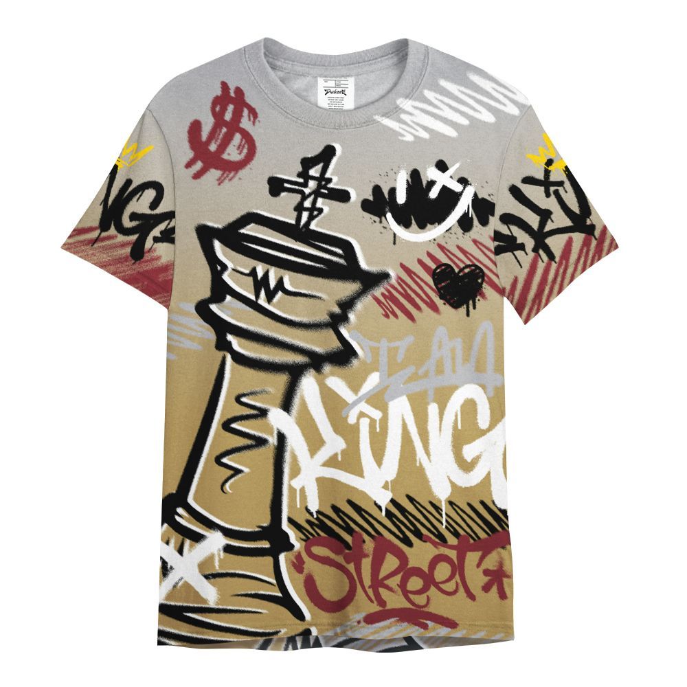 Shirt To Match Kobe 4 Gold Medal - Street King Chess Streetwear All Over Print