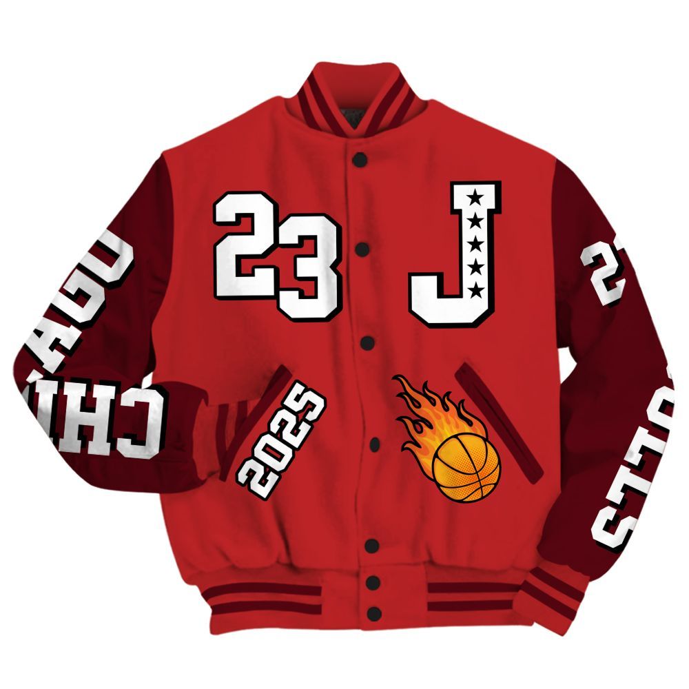 Varsity Jacket To Match Kobe 9 Elite Christmas - Chicago 23 Basketball All Over Print