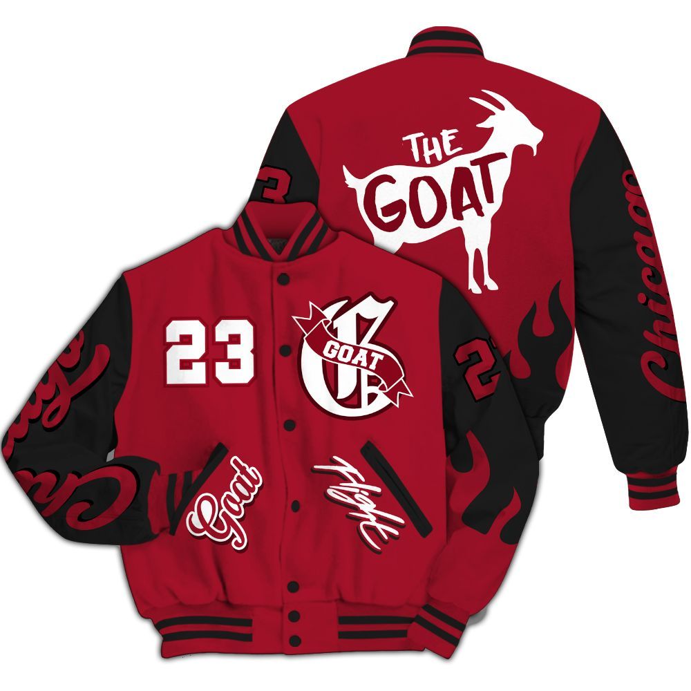 Varsity Jacket To Match High OG Black Toe Reimagined 1s Shirt - The G.O.A.T Flight Streetwear All Over Print