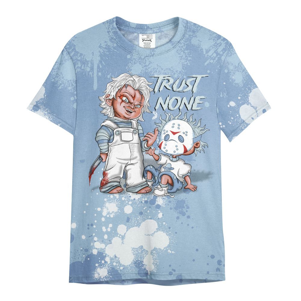 Shirt To Match Forget Me Not 4s - Trust No One Scary All Over Print