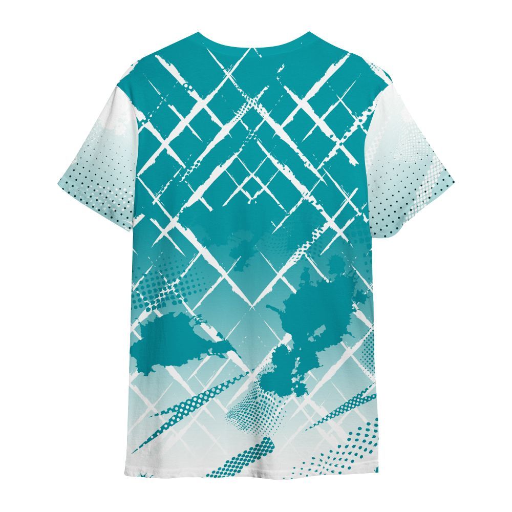 Shirt To Match Air Griffey Max Aquamarine 1s - Halftone Stand Business Dripping All Over Print