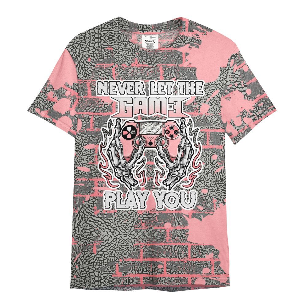 Shirt To Match Retro Wings 3s - PlayGame Skull Brick All Over Print