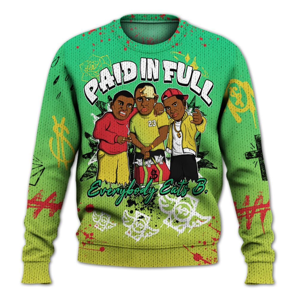 Sweater To Match Ja 3 Jurassic Park Explorer - Everybody Paid In Full Crayon Graphic