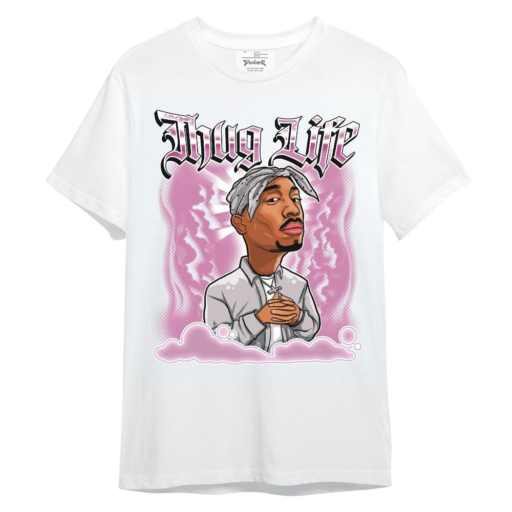 Dunkare Neutral Grey Black White Orchid 4s Shirt - Like Thug Rapper Shirt Graphic Unisex Shirt