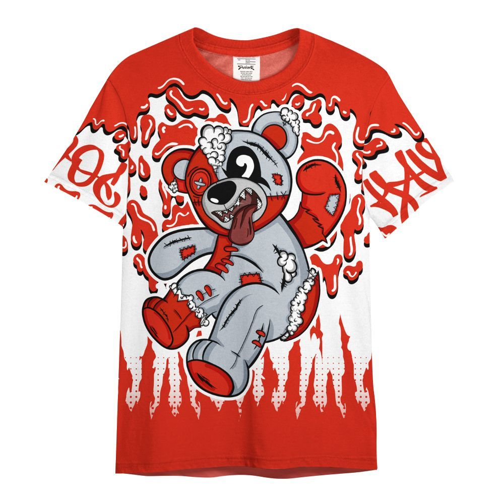 Shirt To Match Retro Cherry 11s - Havok Bear Dripping All Over Print