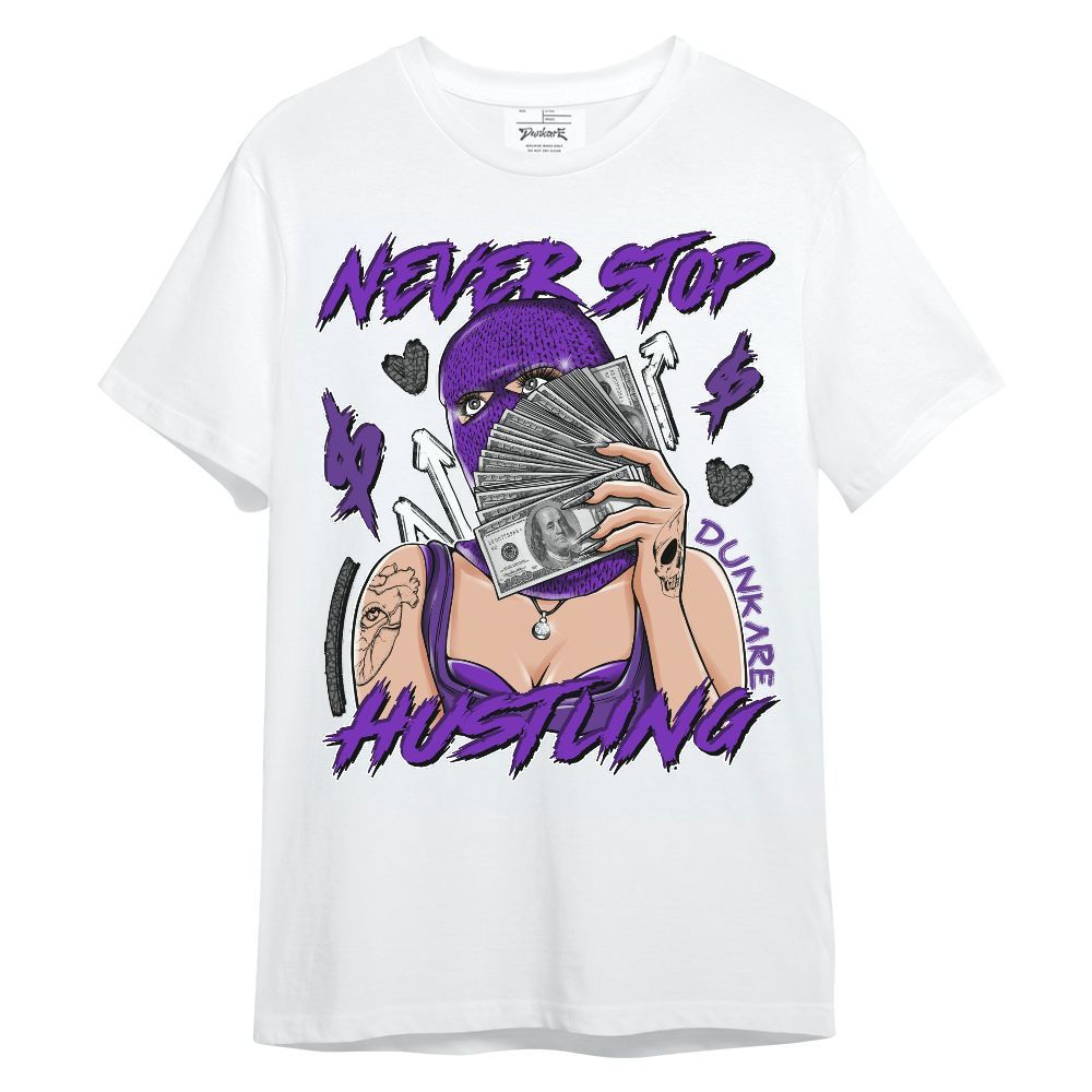 Shirt To Match Retro Dark Iris 3s - Hustling Unque Unisex Shirt