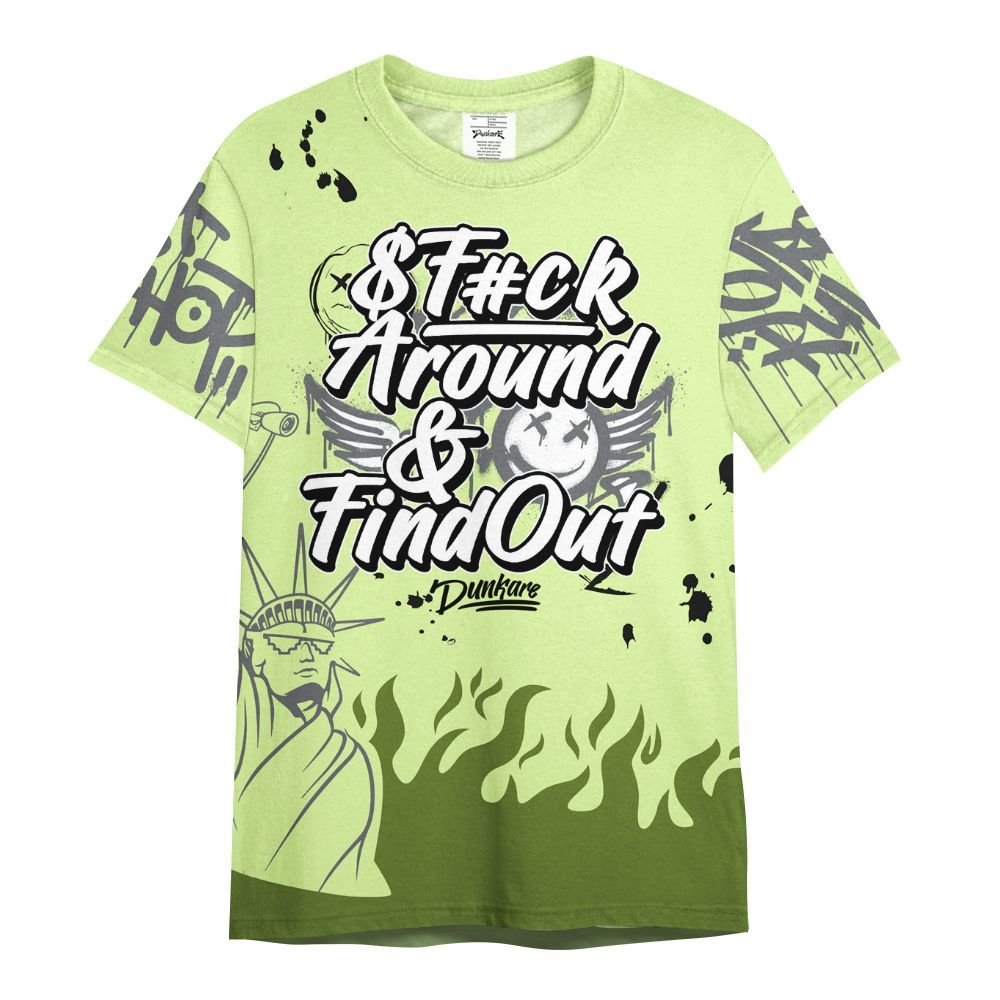 Shirt To Match Smoke Grey Volt TR 1s - Graphic Fck Around Find Out All Over Print