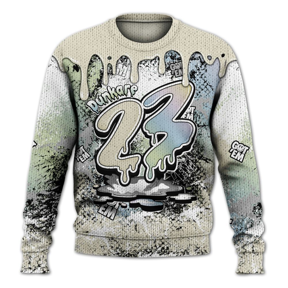 Knitted Sweater To Match Joins Year Of The Snake 5s - Dripping 23 Drip