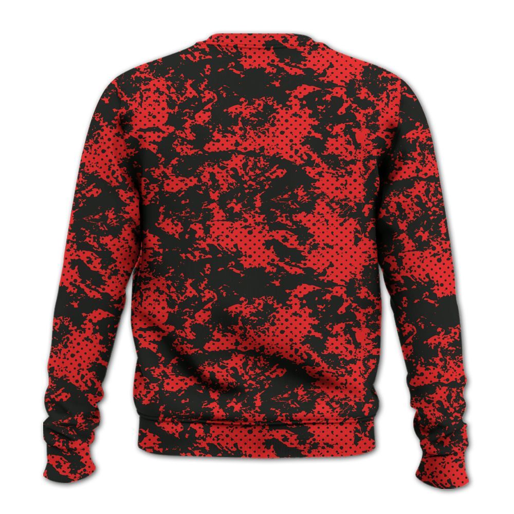 Sweatshirt To Match Red Thunder 4s - Show Me The Money Retro All Over Print