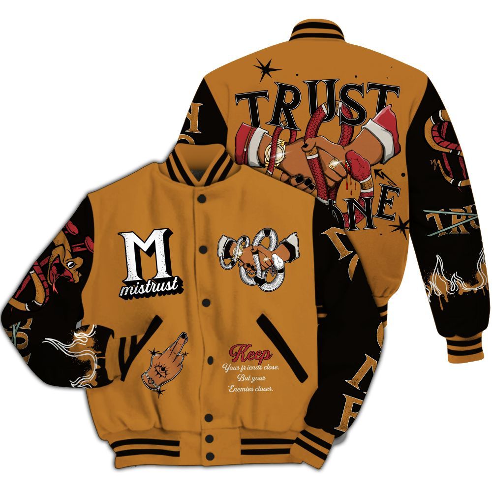 Varsity Jacket To Match Air Max Plus Sunset Swarovski - Trust No One Snake-Bite Street Style All Over Print