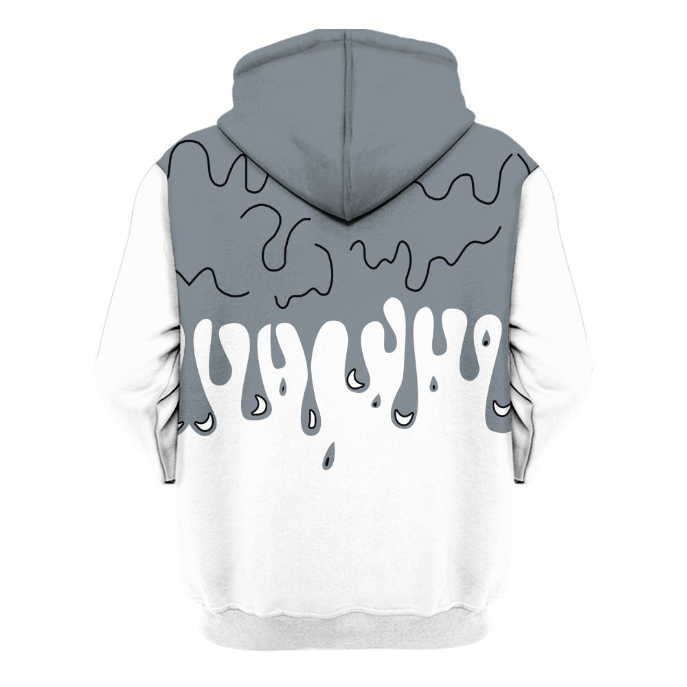 Hoodie To Match Wolf Grey 13s - Snake Trust No One Drip All Over Print