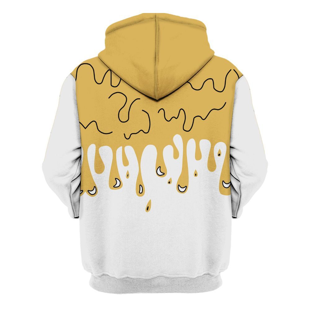 Hoodie To Match Retro Light Ginger 14s - Snake Trust No One Drip All Over Print