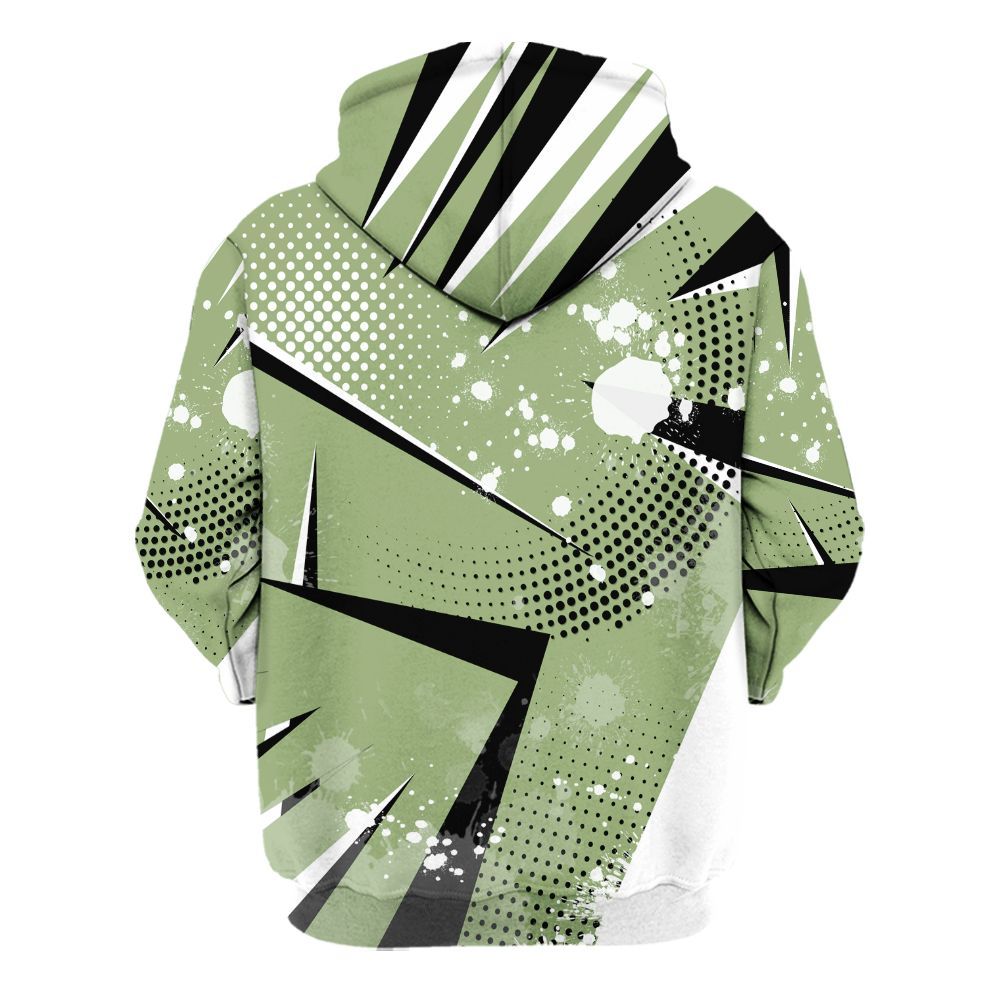 Hoodie To Match Oil Green 4s - Poly Trust No One Dripping All Over Print