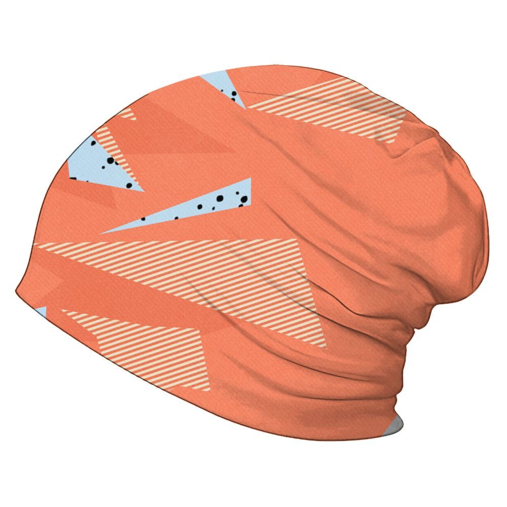 Beanie Hat To Match DJ Khaled Crimson Bliss 5s - Geometric Abstract Graphic