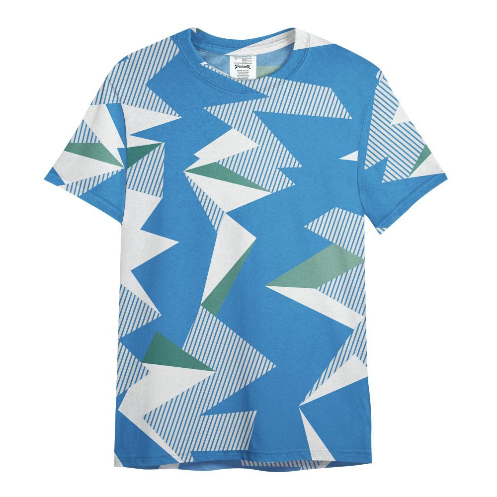 Shirt To Match Low Carolina 17s - Geometric Camouflage Pattern All Over Print