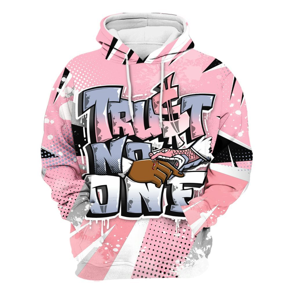 Hoodie To Match Retro 35th Anniversary 5s - Trust No One Dripping All Over Print