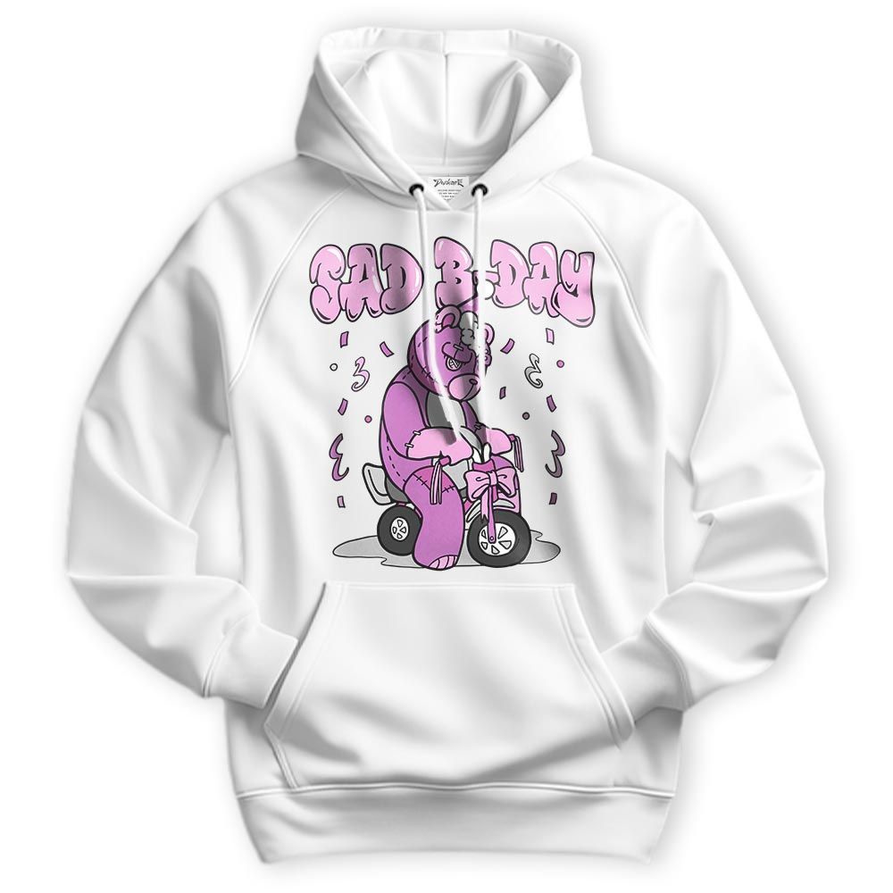 Sweatshirt To Match Hyper Violet 4s Hoodie - Sad B-Day Hugz Hoodie Unisex