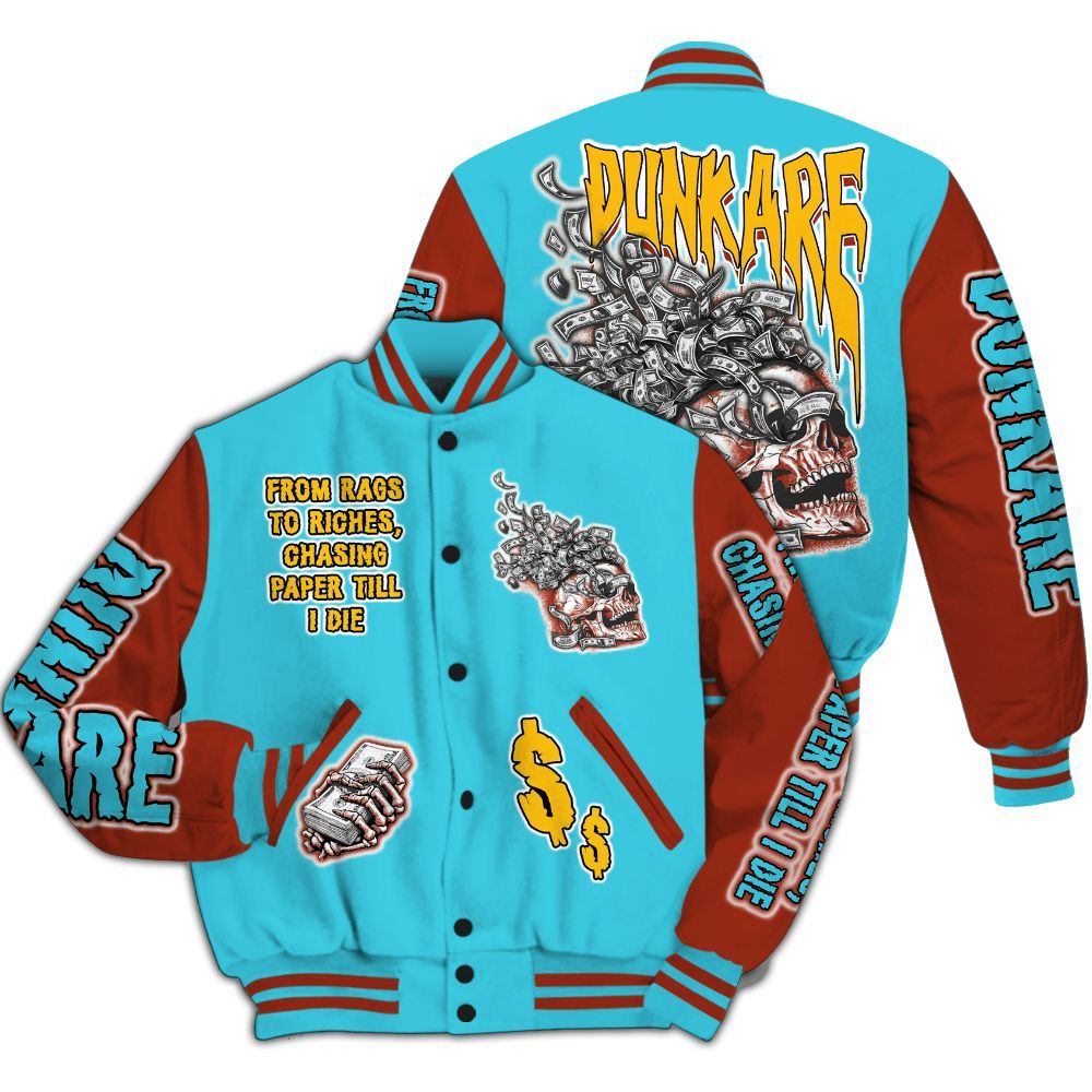Varsity Jacket To Match SB Dunk Di_Orr Greenwood - From Rags To Riches All Over Print