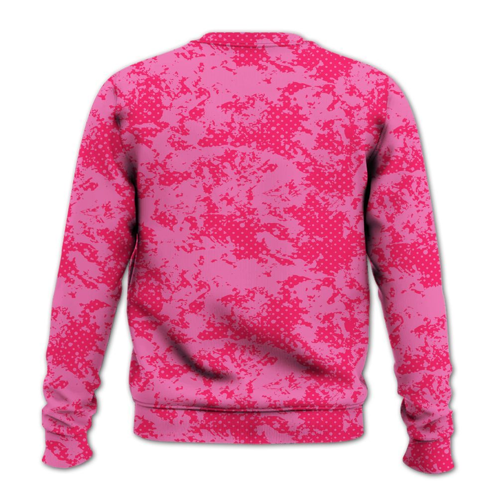 Sweatshirt To Match Air VaporMax Plus Triple Pink - Show Me The Money Retro All Over Print