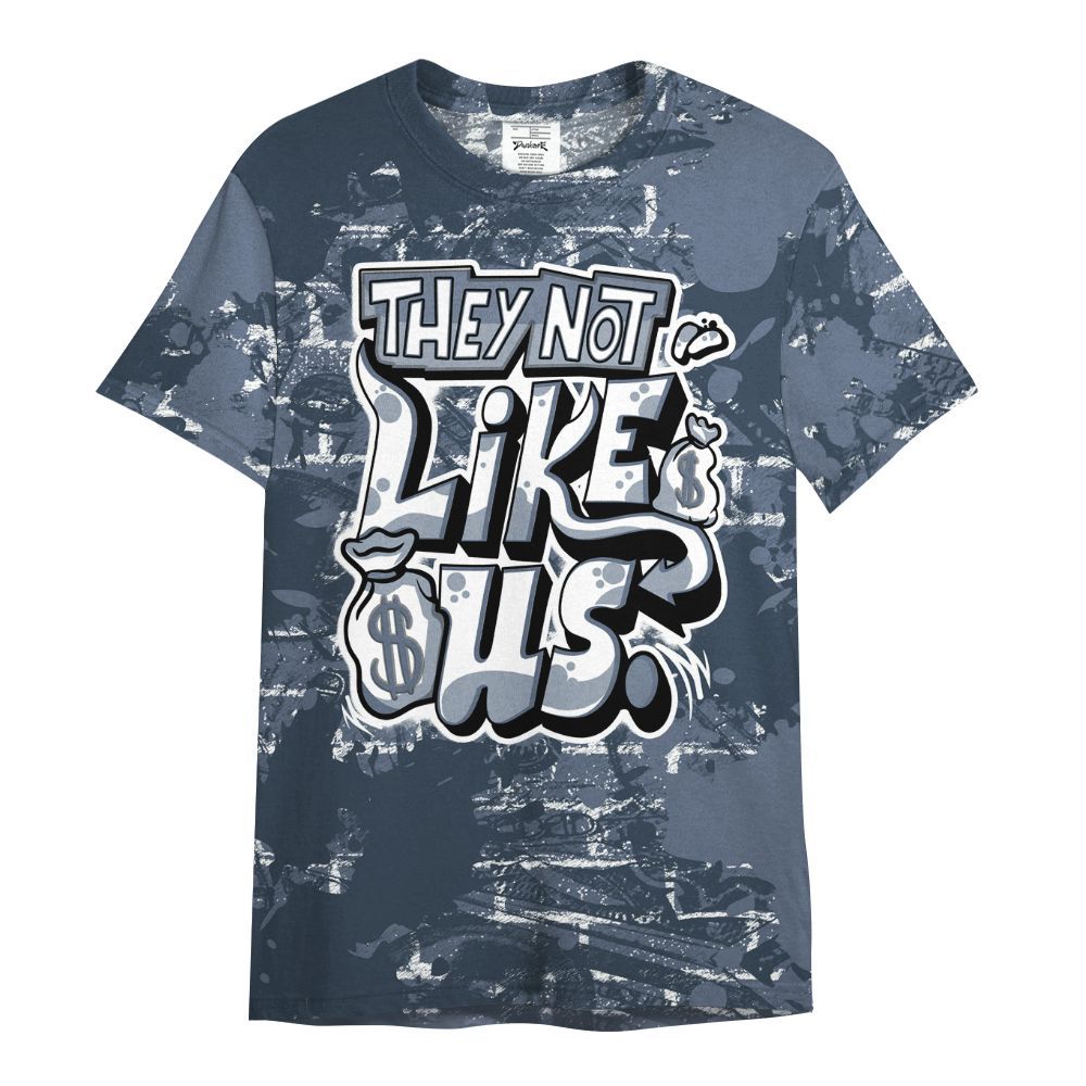 Shirt To Match Low Diffused Blue 11s - Dislike Us Graphic Street Art All Over Print