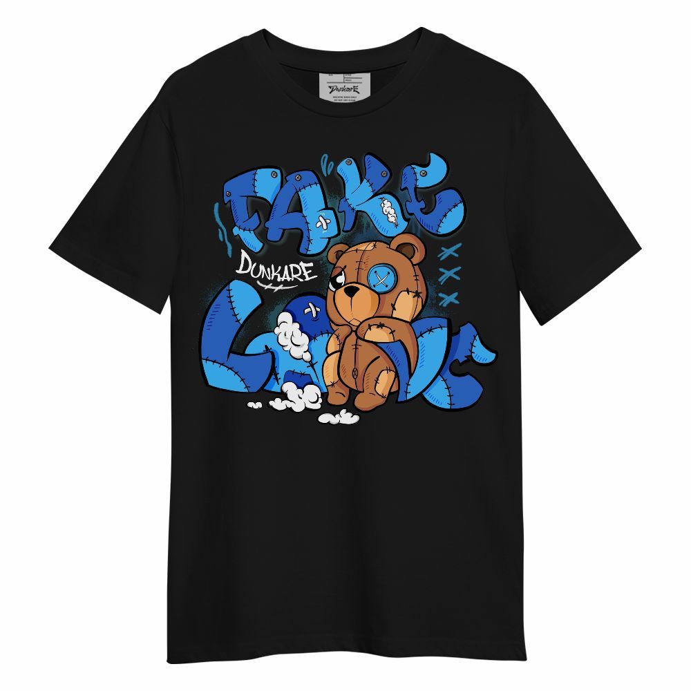 Shirt To Match Air Foamposite One Royal - Fake Love Graphic Unisex Shirt
