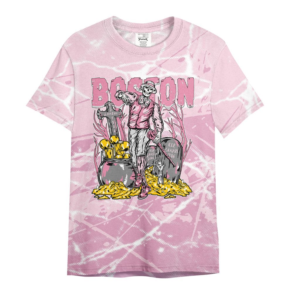 Shirt To Match Orchid 4s - Goldrush Skeleton Profound All Over Print