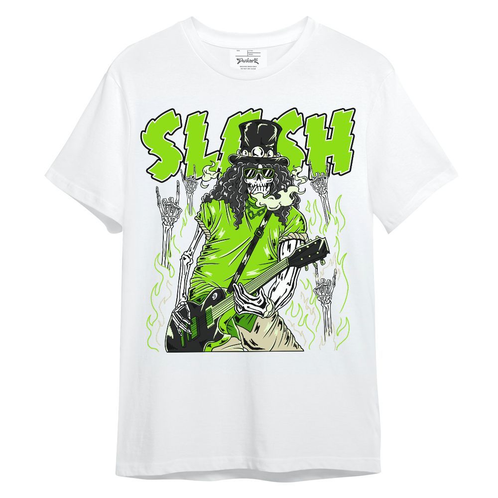 Shirt To Match Electric Green 6s - Slash Skeleton Unisex Shirt